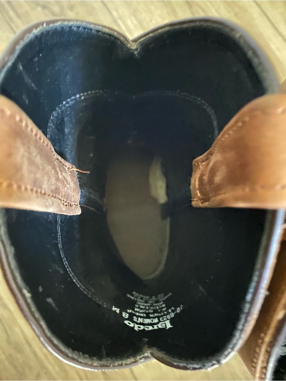 NWOB Laredo Ladies Brown Distressed Roper Boot 28-6923 Size 8M - Picture 7 of 9